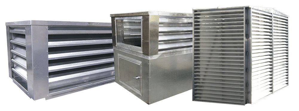 Penthouses - Roof Louvers for HVAC